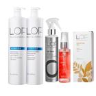 Kit Lof Shampoo + Cond. Nutritive 1L +Oil Crystal + Hit 10x1