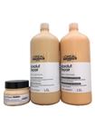 Kit Loreal Absolut Repair Gold Quinoa Shampoo Cond.1,5L Mascara Golden 250g
