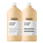 Kit loreal absolut repair gold shampoo 1500ml+condicionador 1500ml