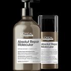 Kit Loreal Absolut Repair Molecular Shampoo 500ml, Leave-in 100ml