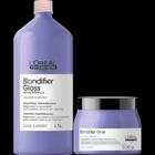 Kit Loreal Blondifier Gloss Shampoo 1500ml e Máscara 500g