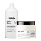 Kit loreal metal detox shampoo 1500ml+mascara 500g