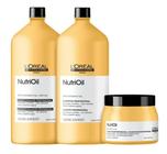 Kit Loréal Nutrioil Shampoo 1,5l+ Cond 1,5l+ Máscara 500g