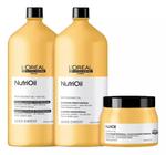 Kit loreal nutrioil shampoo e condicionador 1500 ml e máscara 500 gr