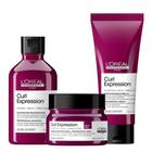 Kit Loreal Pro Curl Expression Shampoo, Leave-in e Mas Rich