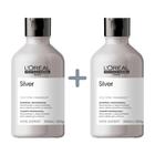 Kit loreal silver shampoo 300 ml - 2 x 300ml