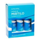 Kit Lowell Extrato De Mirtilo Blueberry Extract Shampoo 240ml + Condicionador 200ml + Leave-in 180ml