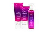 Kit Lowell Liso Mágico Shampoo 240ml + Condicionador 200ml + Fluido 200ml