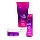 Kit Lowell Liso Mágico - Shampoo 240ml + Máscara 240g + Fluido Liso Mágico 200ml