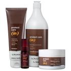 Kit Lowell Protect Care (In) - Shampoo 240ml + Condicionador 1L + Máscara 240g + Óleo 30ml