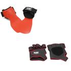 Kit Luva Anti-Derrapante + Hand Grip para Academia, Exercício Funcional