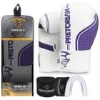 Kit Luva de Boxe e Muay Thai First FX1 Pretorian