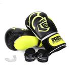 Kit Luva de Boxe/Muay Thai Pretorian Performance 12 OZ + Bandagem + Protetor Bucal