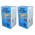 Kit luvas estéreis cirúrgicas descarpack 200un tamanho 7,5