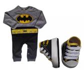 Kit Macacão E Tênis Batman Fantasia Mesversário Super Herói - Lol Kids Baby