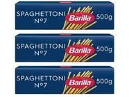 Kit Macarrão Spaghettoni Grano Duro Barilla Seco