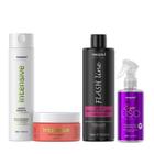 Kit MacPaul - Shampoo Intensive 300ml + Máscara Intensive 250g + Flash Line 500ml + Super Liso 200ml