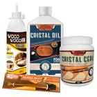 Kit Madeira 6 - Cola Wood Wood 497G + Óleo Cristal 900ML + Cera Cristal 900ML