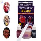 Kit Mágico Slug Maquiagem De Terror Halloween Zumbi Feridas