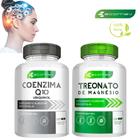 Kit Magnesio L Treonato + Coenzima Q10 Ubiquinol Puro Isolado 500mg 240Cáp Ecomev