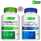 Kit Magnesio L Treonato + Quelato 100% Puro Premium 500mg 240Cáps Ecomev