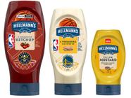 Kit Maionese Ketchup e Mostarda Hellmanns