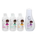Kit Make Curl Kids (Shampoo, Condicionador, Creme de Pentear, Umidificador) Amávia