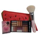 Kit make l.a. colors vglam palette + esponja + pincel bourjois + necessaire