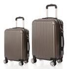 Kit Mala de Viagem 2 Peças Bordo e M - C/ 4 Rodinhas 360º