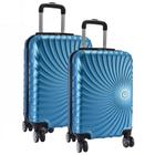 Kit Mala de Viagem 2 Peças Bordo e M - C/ 4 Rodinhas 360º