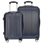 Kit Malas de Viagem 2 Peças Venture Titan ABS Rodas Duplas 360 Azul Marinho