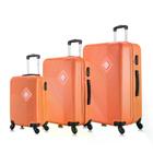 Kit malas de viagem 4 rodas 360 PMG Zug Laranja Swiss Move