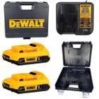 Kit Maleta Bateria Dewalt 20v 2.0ah Carregador Bivolt 