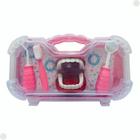 Kit Maleta Brinquedo Dentista Acessórios Rosa 1270 Pakiplast