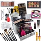 Kit Maleta Maquiagem Completa Profissional - Essencial Ruby Rose Portatil