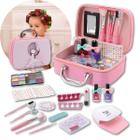 Kit Maleta Maquiagem Infantil Completa Menina Princesa Rosa Lançamento