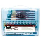 Kit Maleta Transparente Tinta Aquarela Royal C/25 Pçs