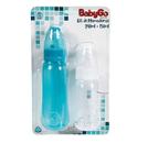 Kit mamadeira 240ml e 150ml - com 2 unidades - bico ortodôntico 01467 - dermiwil baby go