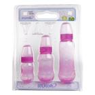 Kit Mamadeira 3 uni com 3 Bicos- 70ml,160ml,250ml-Kuka.