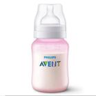 Kit Mamadeira Avent Classic 260ml Rosa + Bico 3