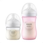 Kit Mamadeira Avent Petala 125ml / 260ml Bico 0 a 3m 3.0 Rosa