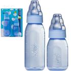 Kit Mamadeira Lolly Clean 120ml e 220ml Azul