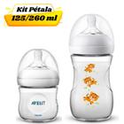 Kit Mamadeira Recen Nascido Bebê Philips Avent Pétala Decorada 125/260 ml