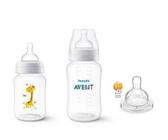 Kit Mamadeiras Anti-Colic 125 e 260ml Philips Avent - Rosa