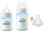 Kit Mamadeiras Anti-Colic 125ml e 260ml + Bico Extra - Philips Avent