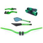 Kit Manete Manopla Guidão Retrovisor Fazer Gravado a laser