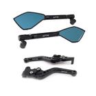 Kit Manete Retrovisor Kawasaki Z400 Z300 Versys 300x Z125 Z250