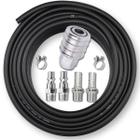 Kit Mangueira 10M Com Acessórios Para Compressor De Ar - Bjb Equipamentos