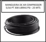 Kit Mangueira De ar Para Compressor 5/16 - 300 Psi 20 Bar 25 Mts