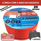 Kit Mangueira Jardim Chata Siliconada Completa 20Mts +